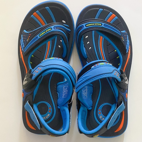 NWT Gold Pigeon Waterproof Sandals EU 33 US 1.5 - Picture 2 of 8